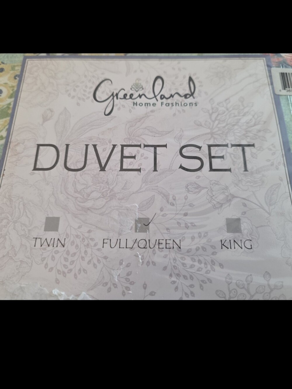 Full/Queen Duvet Set in Vibrant Vintige Floral
